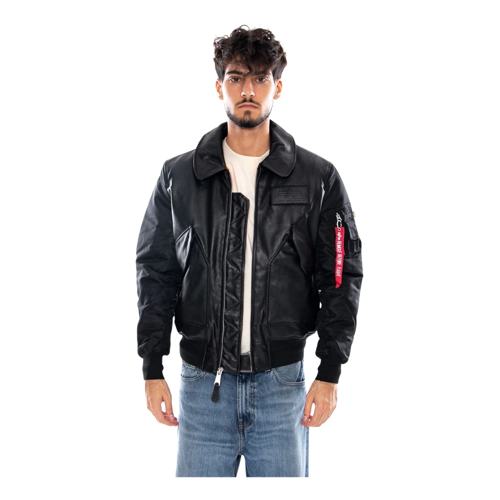 Alpha Industries Uomo Noir Bomber Cwu Mod - Immagine 2