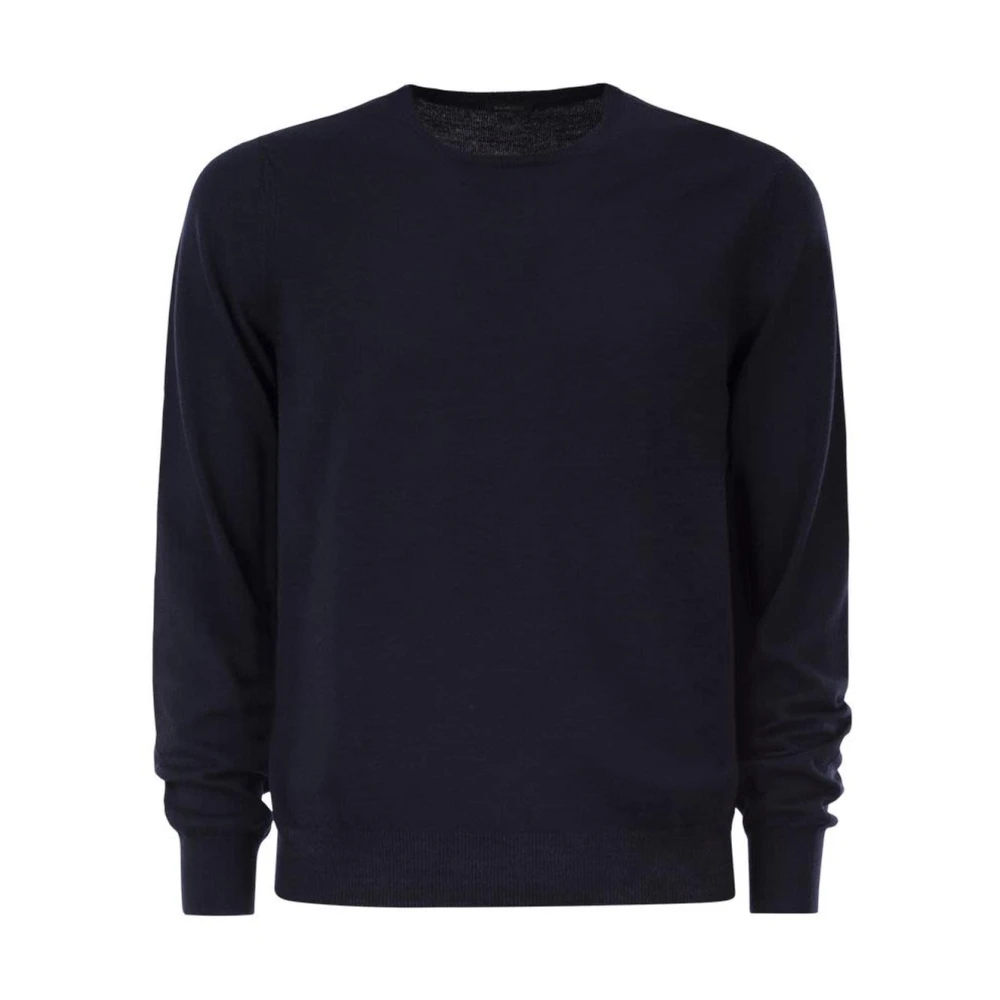 Kiton - Suéter De Cuello Redondo De Manga Larga - Knitwear - Hombre - Azul - Xl