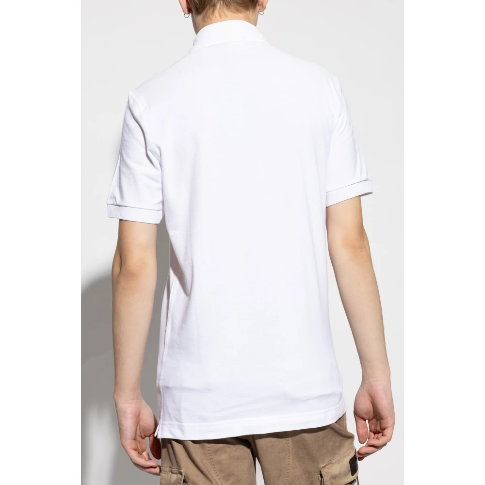 Dolce & Gabbana Katoenen polo met logo White Heren