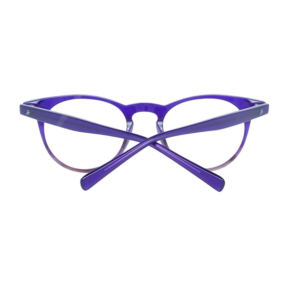 Ana Hickmann Paarse Ronde Acetaat Optische Monturen voor Vrouwen Purple Dames