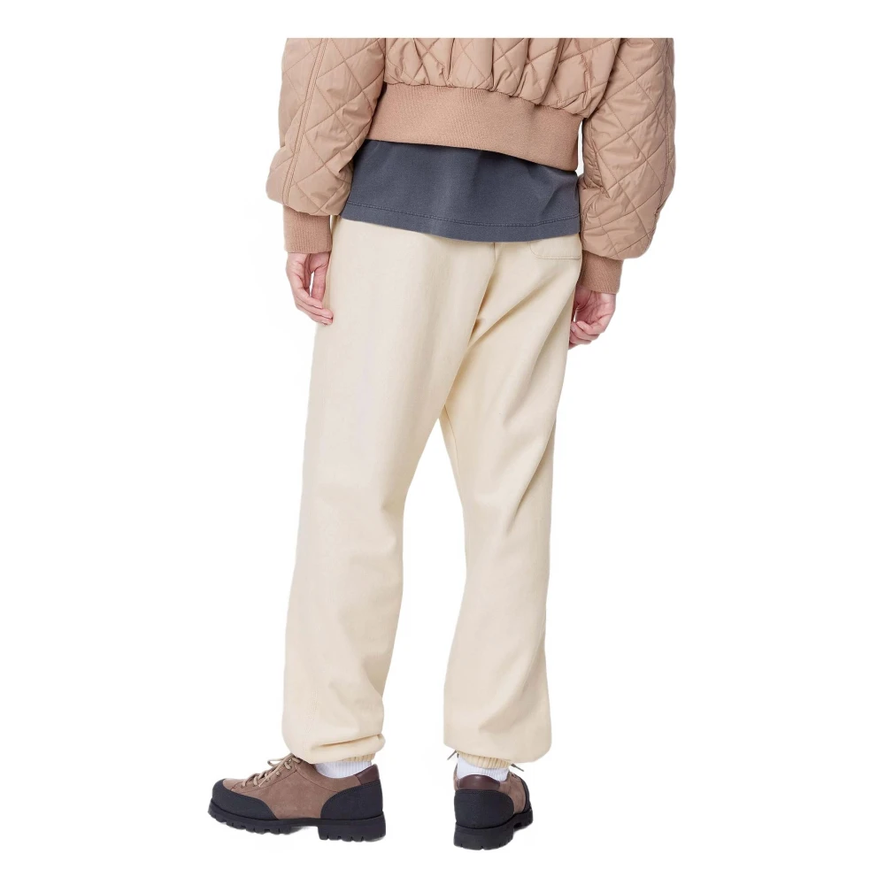 Carhartt WIP Amerikaanse Script Lange broek White Dames