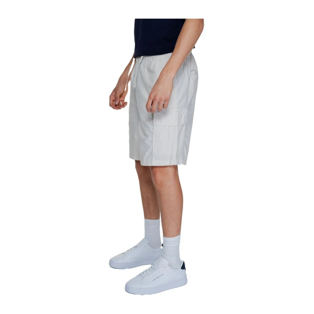 jack & jones Katoenen Bermuda Shorts Collectie Lente Zomer Beige Heren