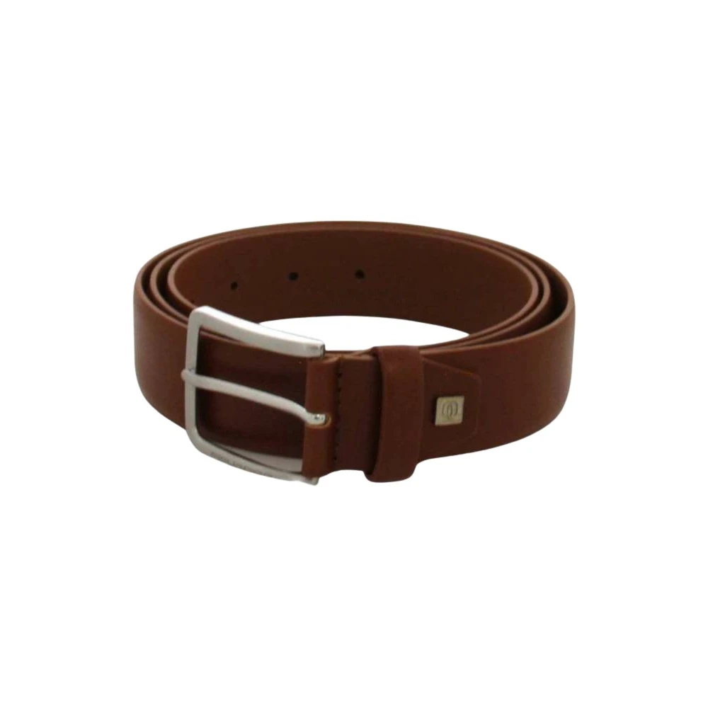 Piquadro Mannelijk Bruin Accessoires Heren, One Size, Leer, 35 Mm Leren Riem
