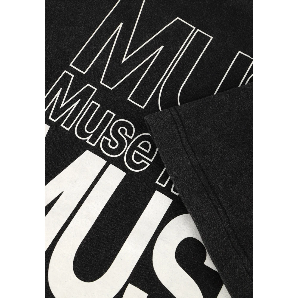 Copenhagen Muse Zwart Logo Tee Dames Tops Black Dames