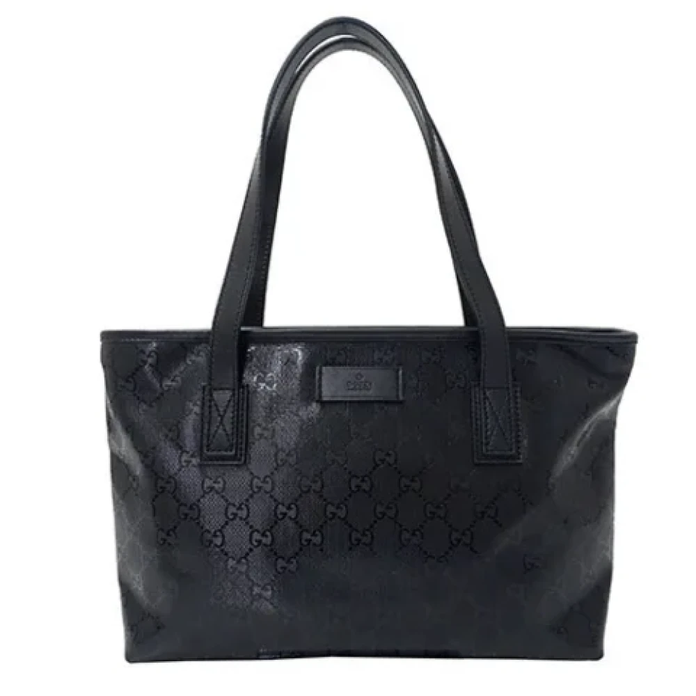 Gucci Vintage Pre-owned Plastic gucci-bags Black Dames