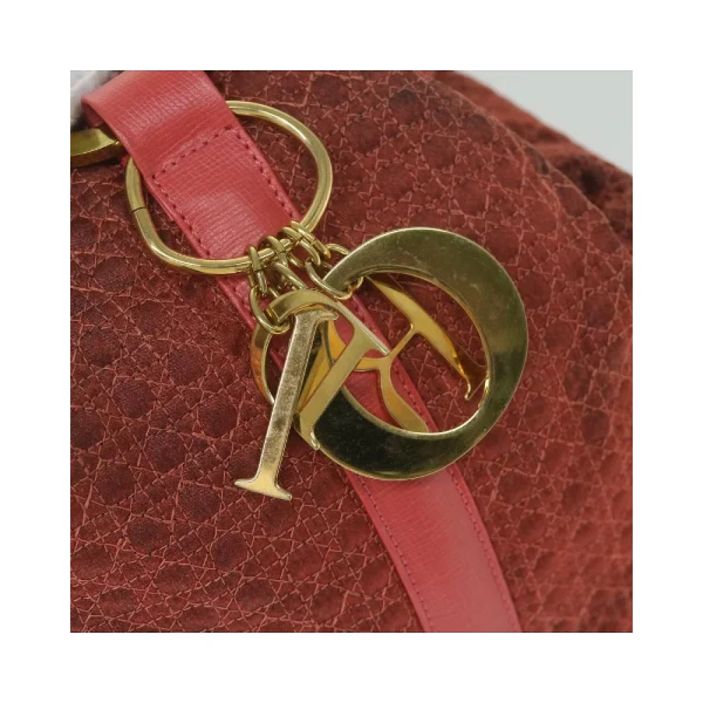 Dior Vintage Pre-owned Nylon dior-bags Red Dames