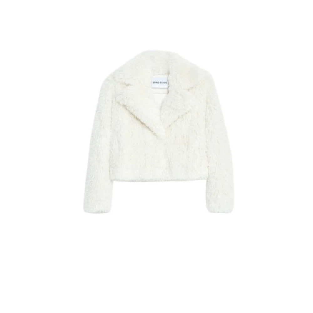 Stand Studio Stijlvolle Samara Jacket voor vrouwen Beige Dames
