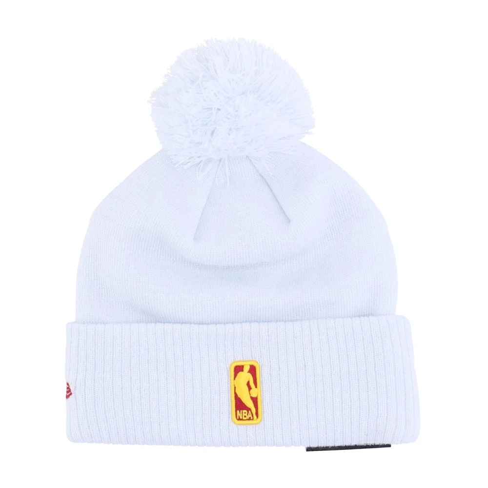 New era NBA City Night Pom Beanie White Heren