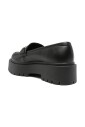 black-leather-logo-buckle-sandals
