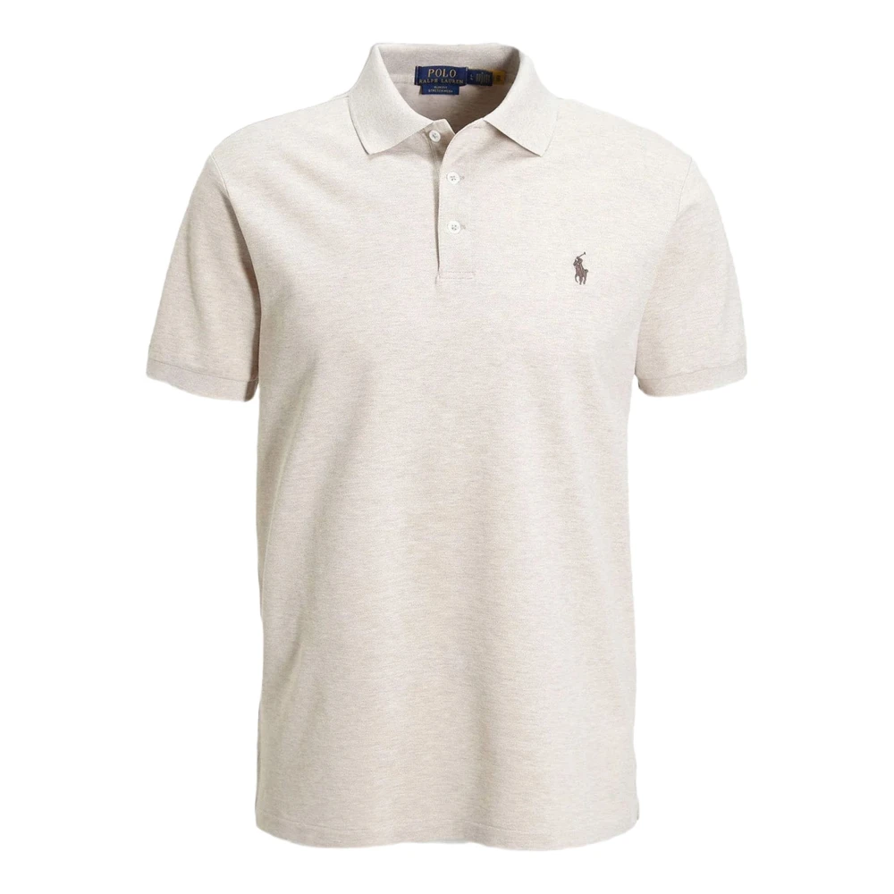 Ralph Lauren Beige Katoenen Polo Shirt Beige Heren