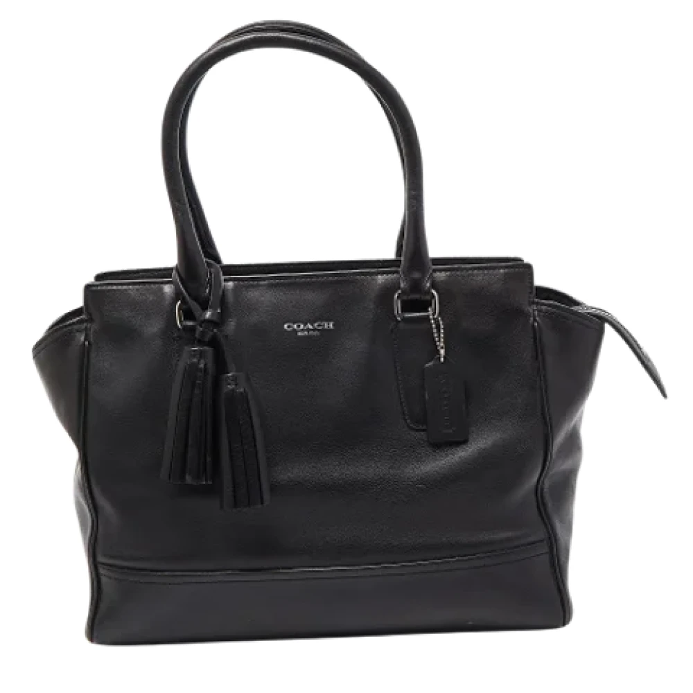Coach Pre-owned Leather handbags Black Dames