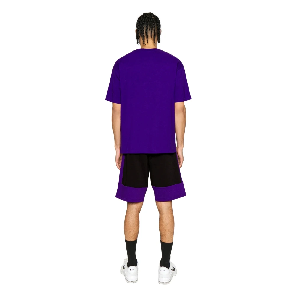 new era Lakers NBA Kleurblok Shorts Black Heren