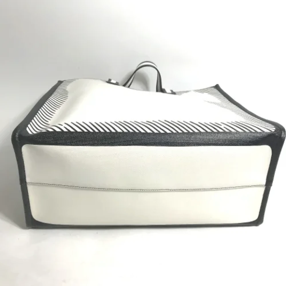 Fendi Vintage Pre-owned Coated canvas fendi-bags White Dames