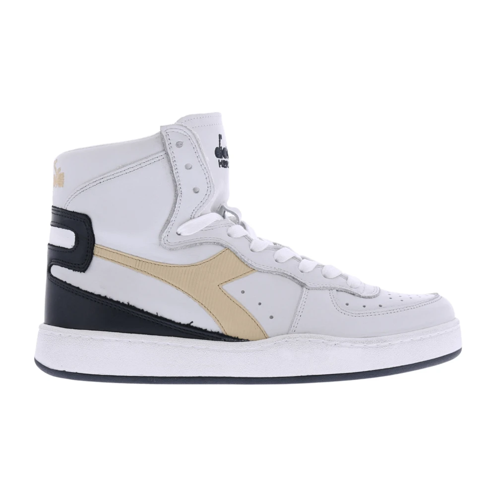 Diadora Klassieke Gebruikte Basketball Schoenen Heren Schoenen Wit