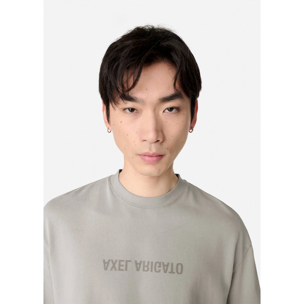Axel Arigato Distort T-Shirt Gray Heren