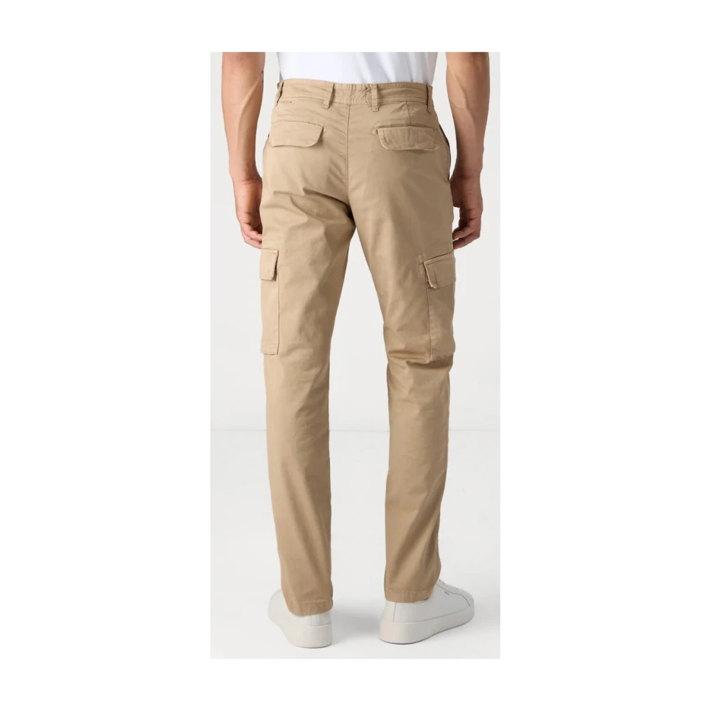 Lyle & Scott Beige Rits Knopen Broek Herfst Winter Beige Heren
