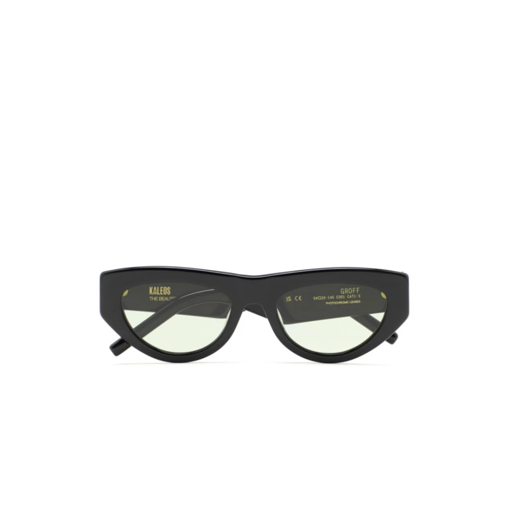 Kaleos Unisex Black Groff Sunglasses