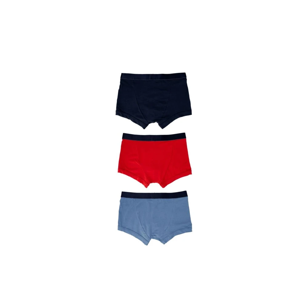 Emporio Armani Blauwe Katoenen Boxershorts Multicolor Heren