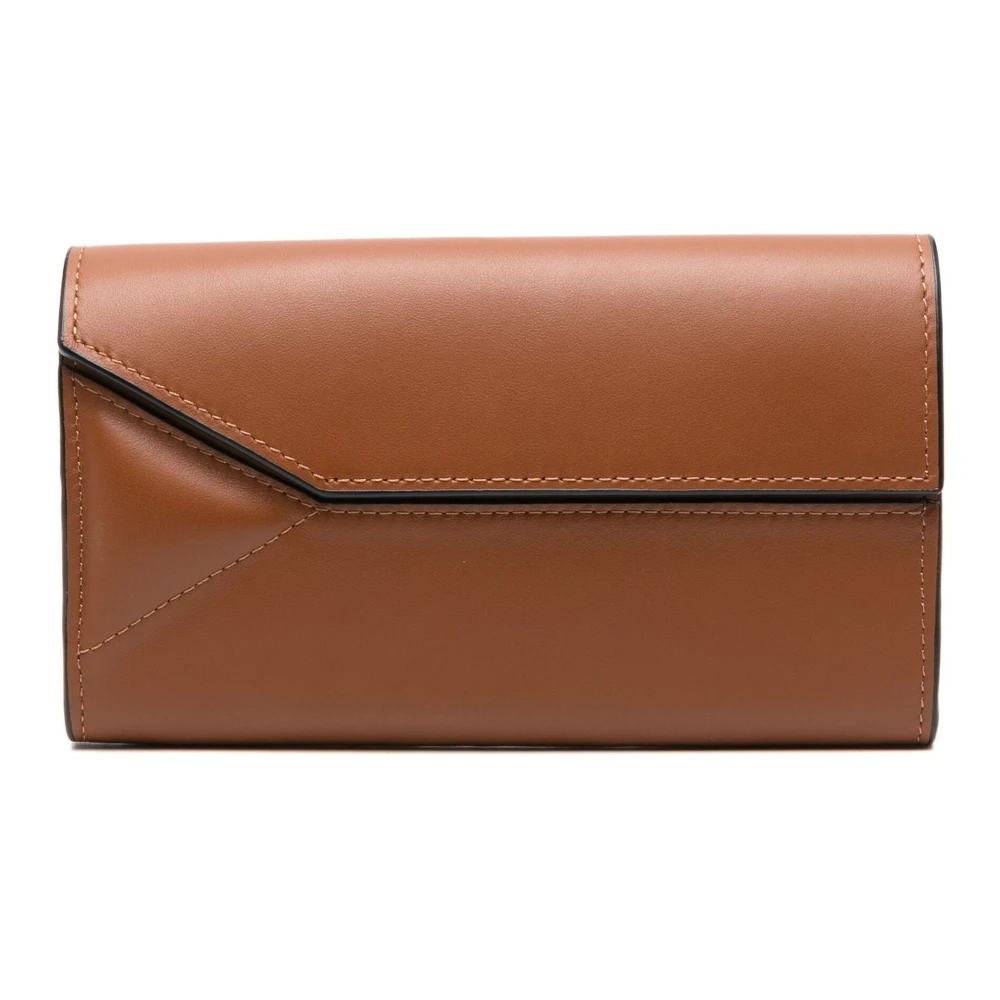 Wandler Klassieke Oscar Portemonnee in Tan Brown Dames