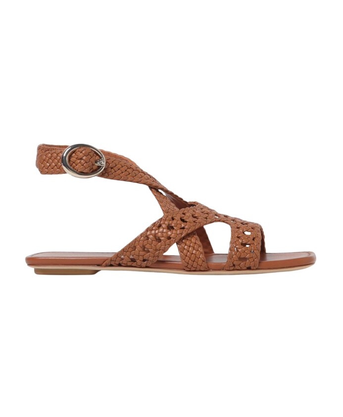 sandales-plates-en-cuir-marron