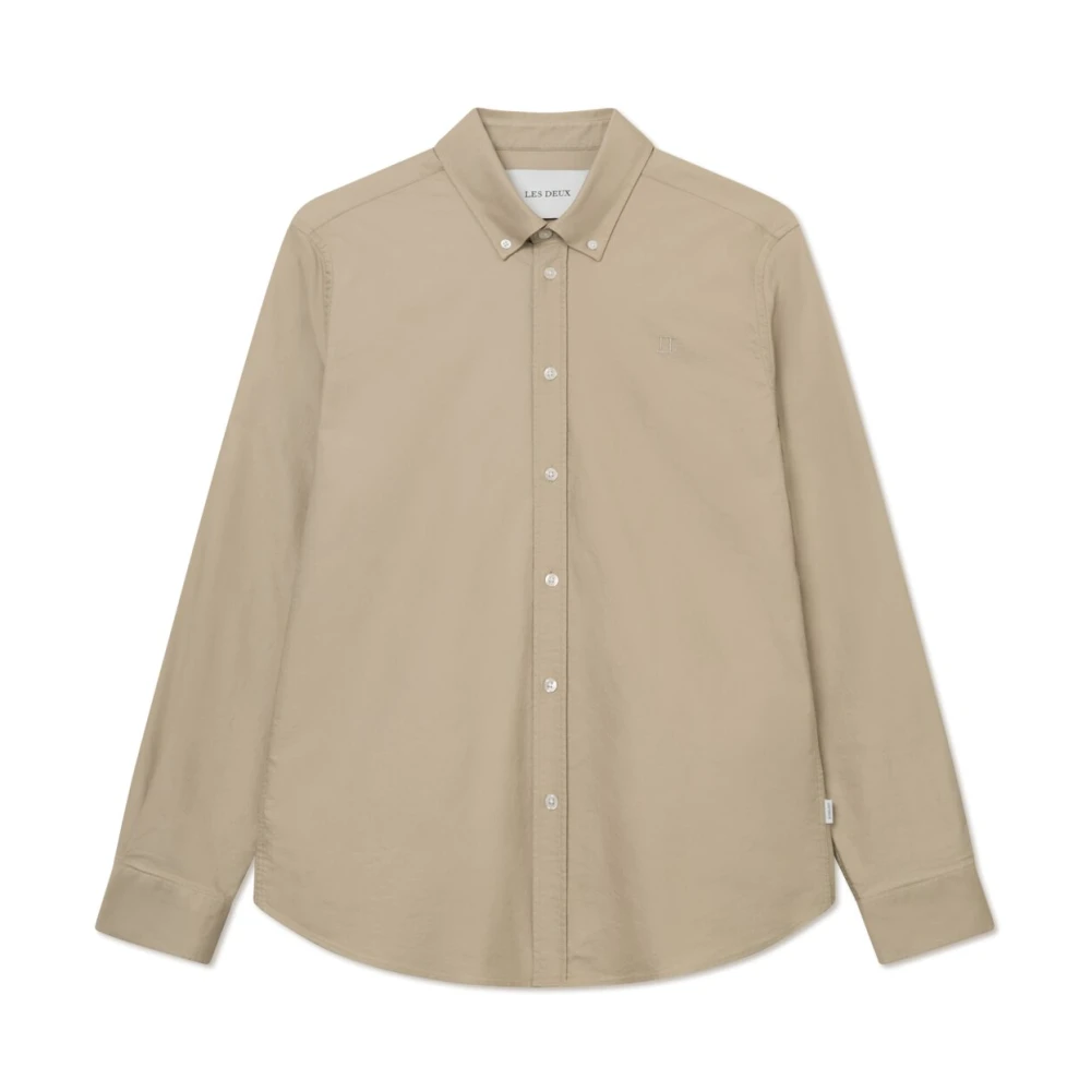 Les Deux Knorad Oxford Overhemd Beige Heren