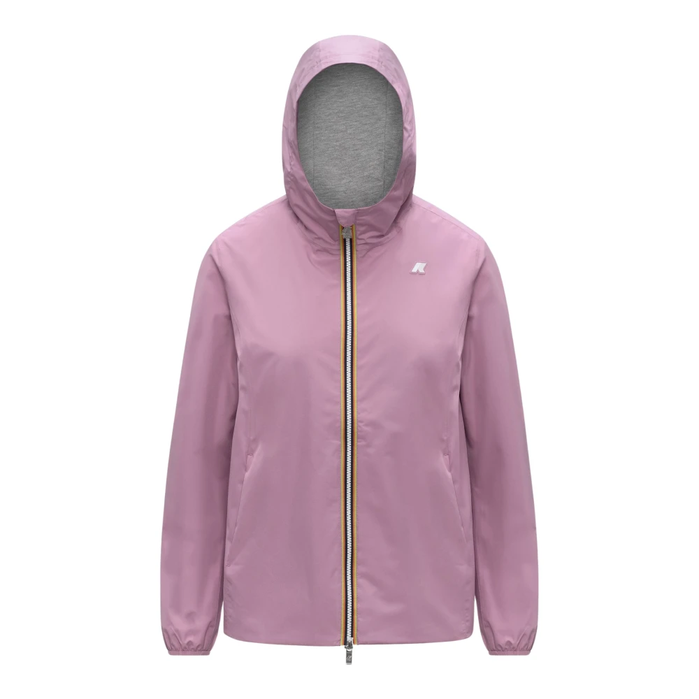 K-Way Donna Rosa - Marguerite Stretch Poly Jersey - Jackets - L
