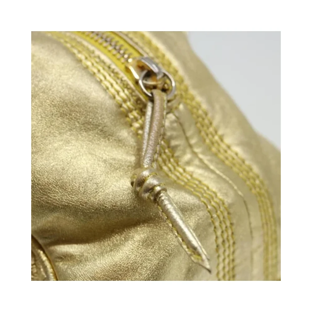 Loewe Pre-owned Leather handbags Yellow Dames