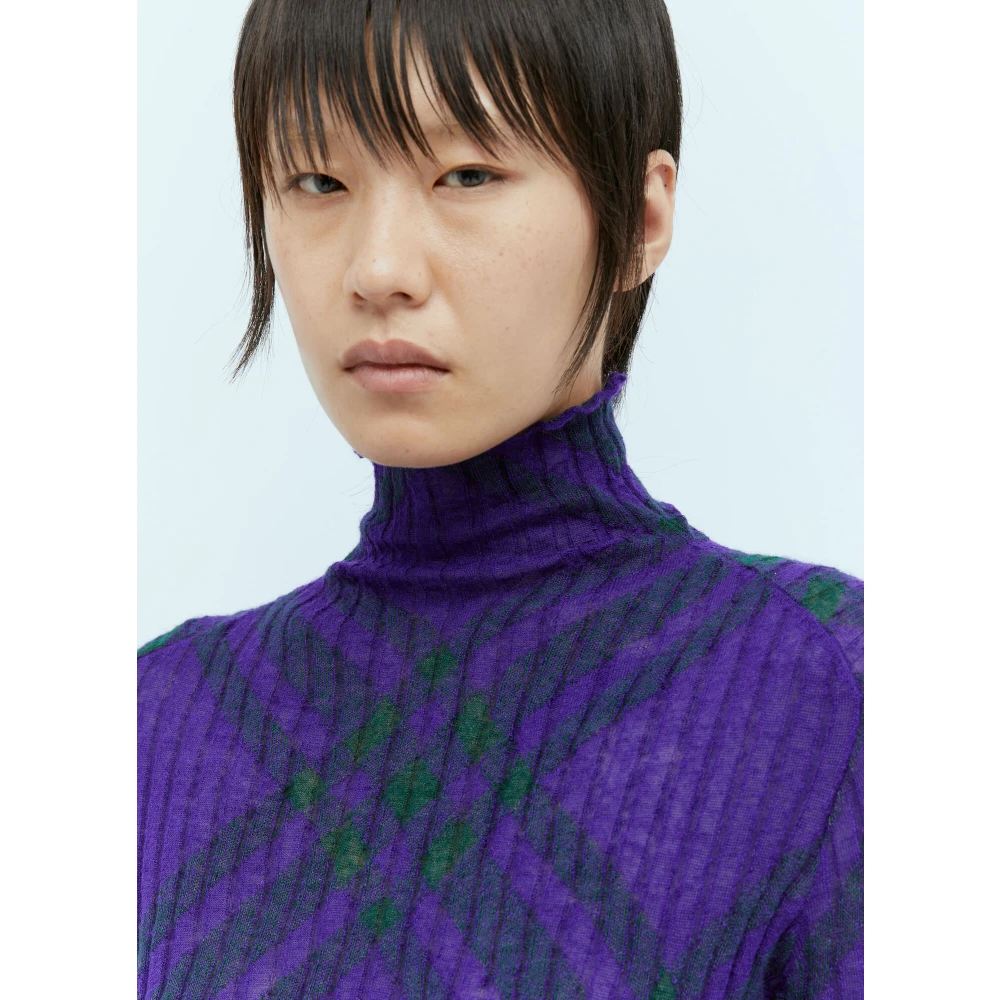 Burberry Knitwear Purple Dames