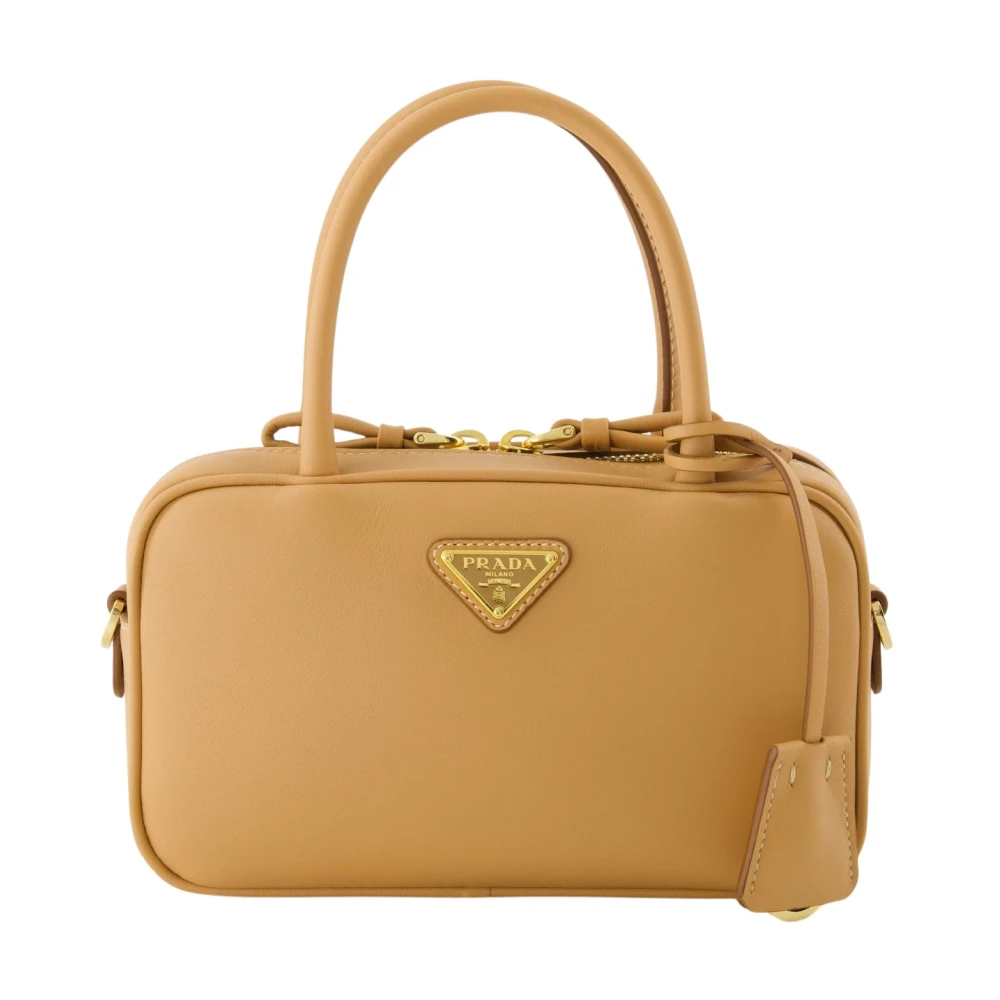 Prada Women's Beige Top-Handle Bag - Handbags - One Size - Bags