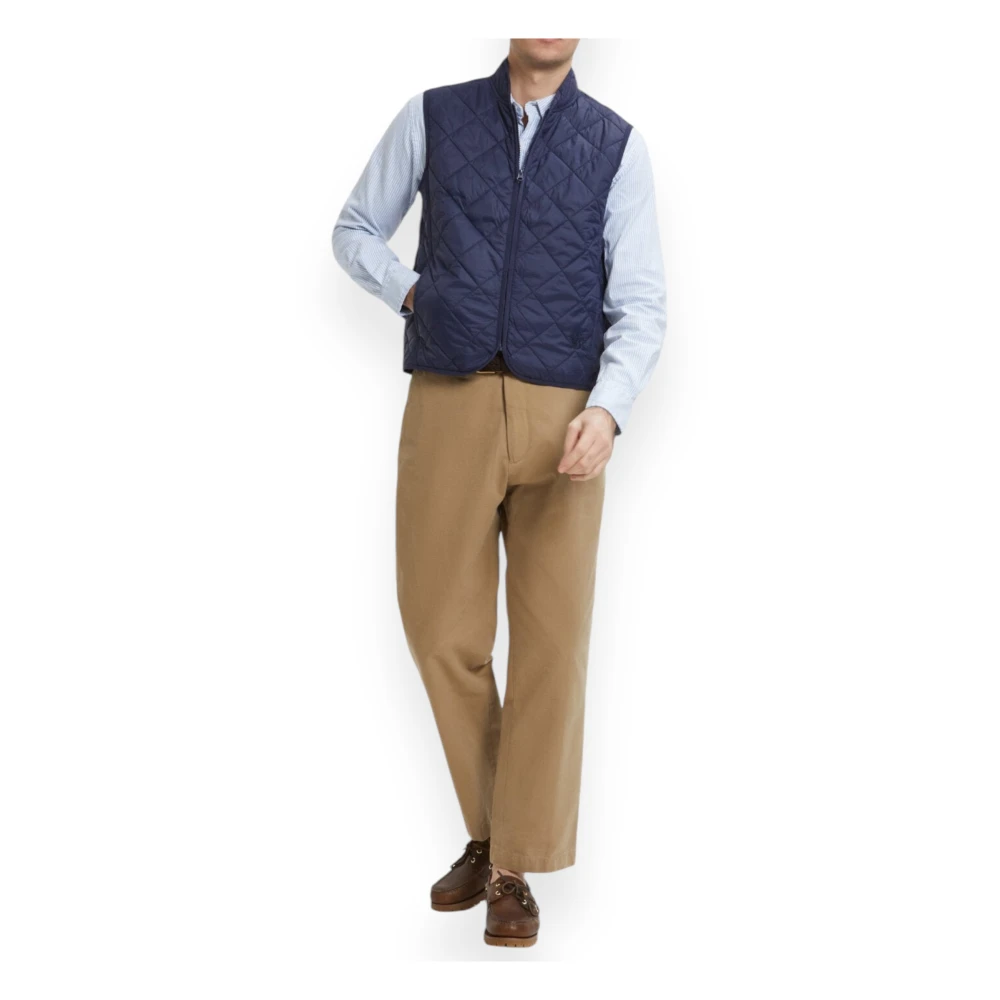 Baracuta Gewatteerd Vest Blue Heren