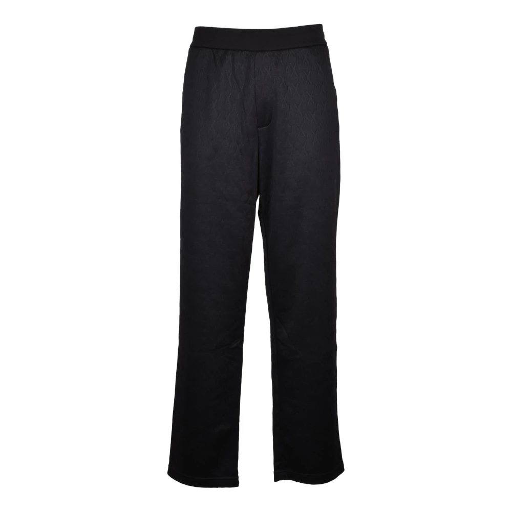 Armani Exchange Herr Svart Byxor S, Bomull, Tuta Vida Byxor