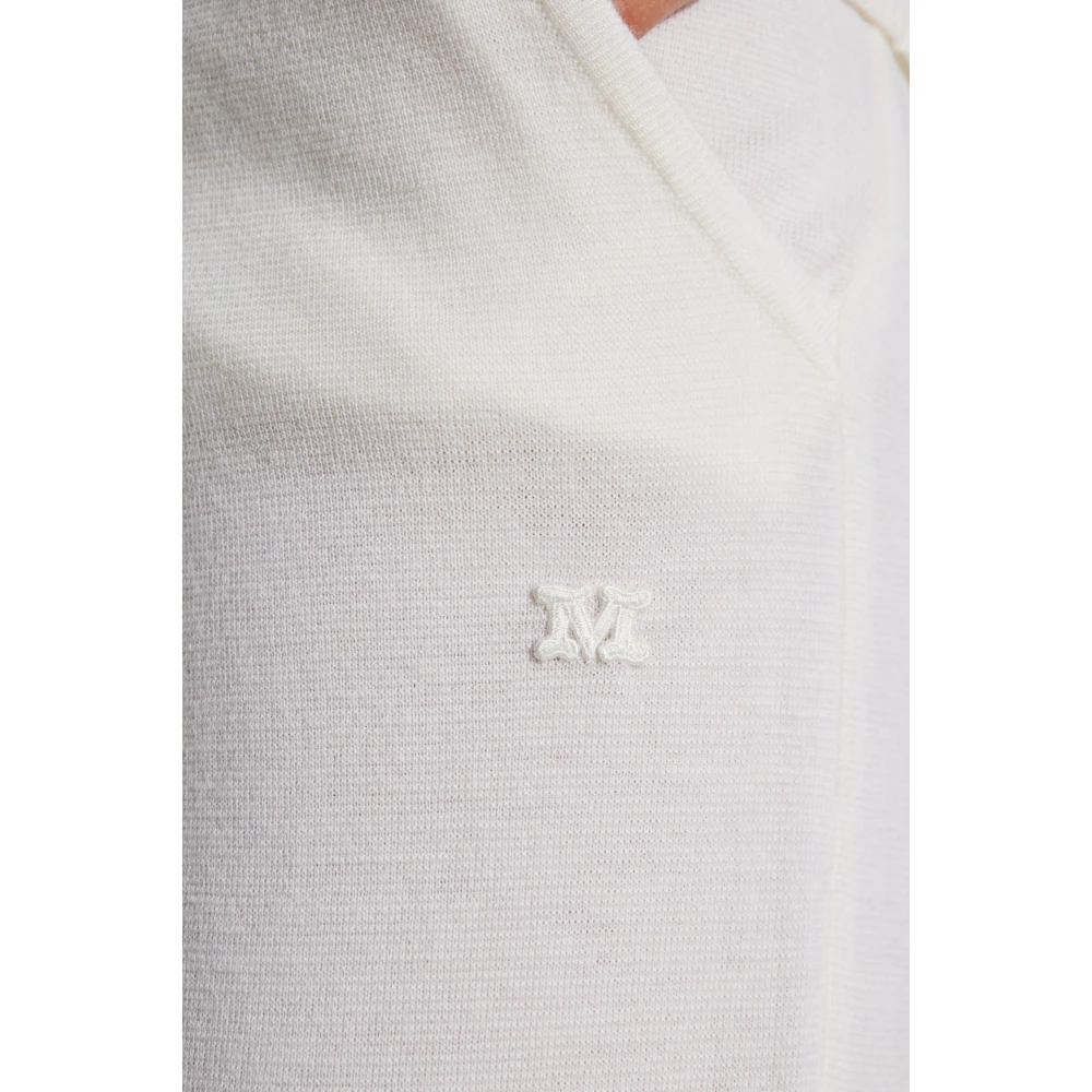 Max Mara Wollen broek White Dames