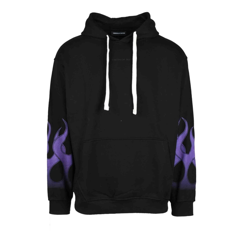 Vision OF Super Katoenen sweatshirt met uniek design Black Heren
