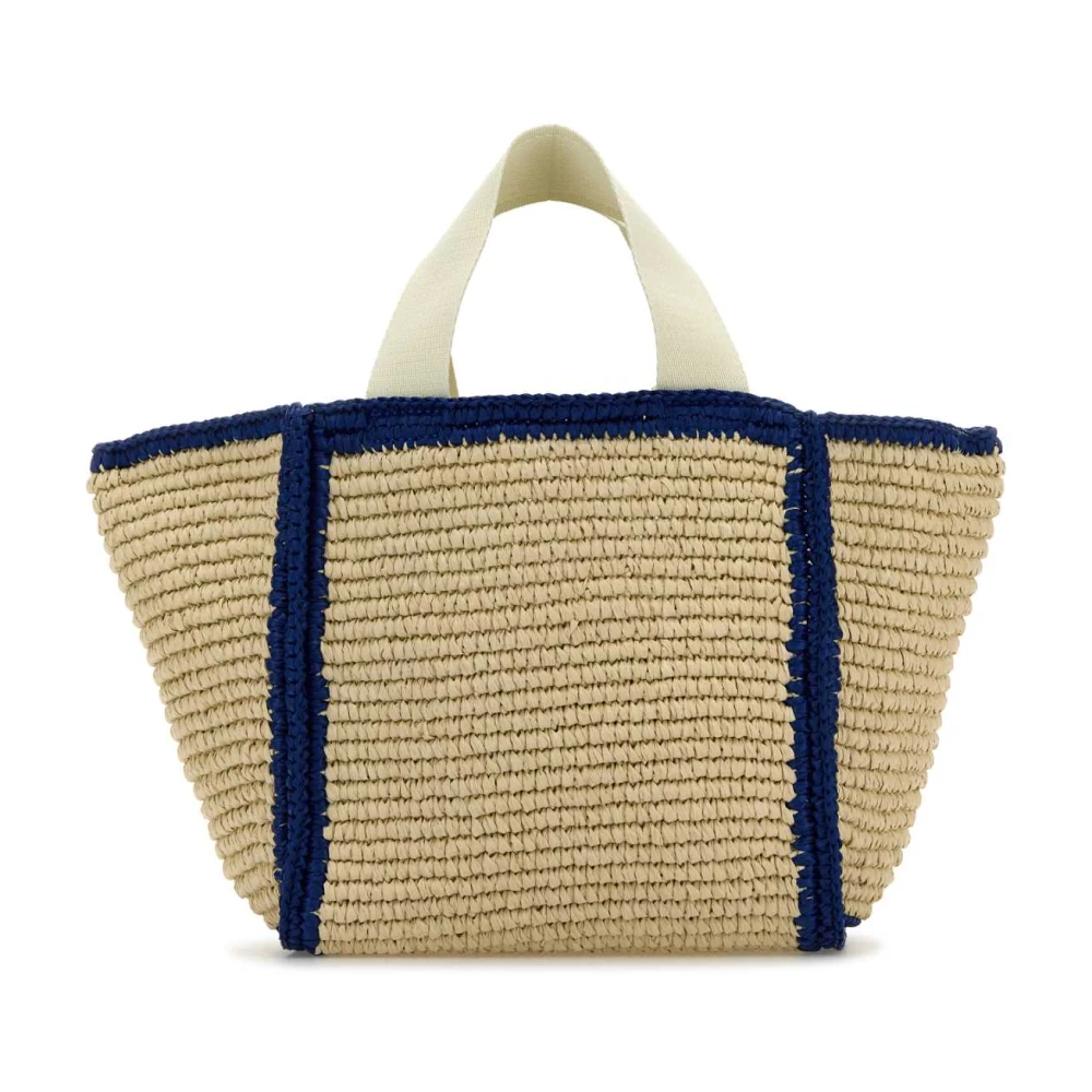 Marni Raffia Shopping Bag Beige Dames