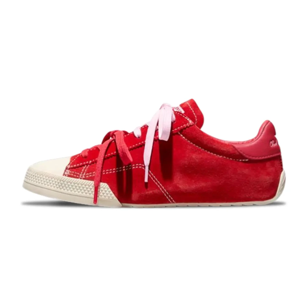Converse Women's Red Chuck Taylor Lo - Sneakers - 6 Uk - Shoes