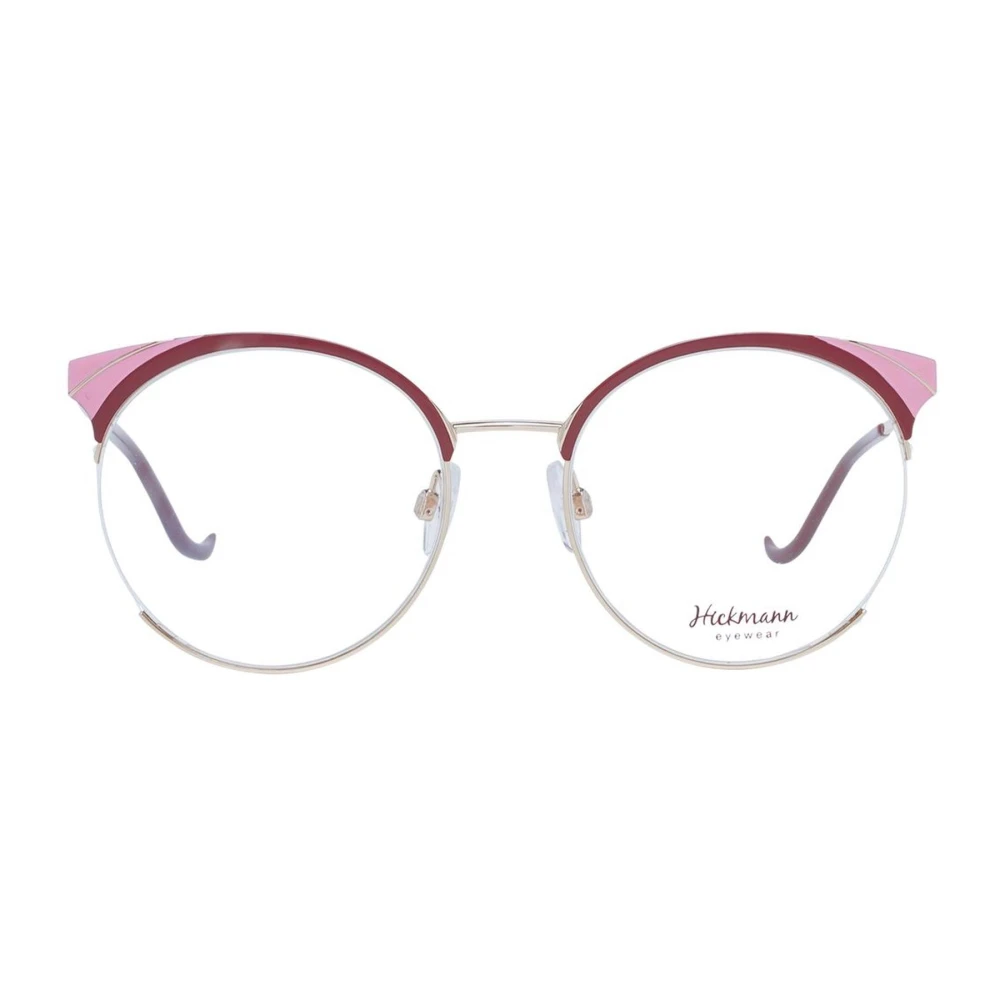 Ana Hickmann Rode Butterfly Half-Rim Optische Monturen Red Dames