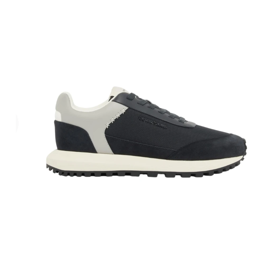Emporio Armani Hombre Azul Zapatos, Talla: 43 Eu