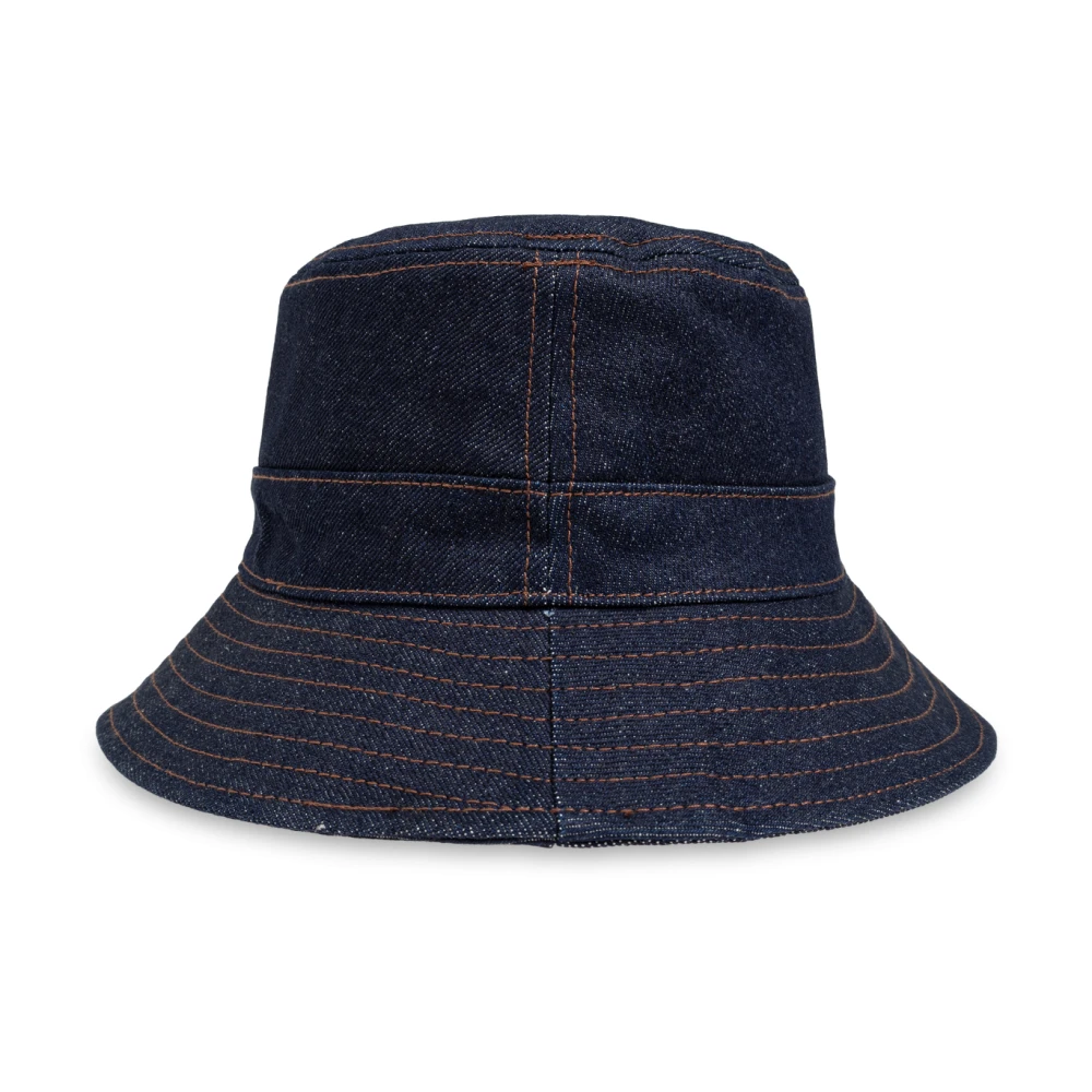 Ganni Denim bucket hat Blue Dames