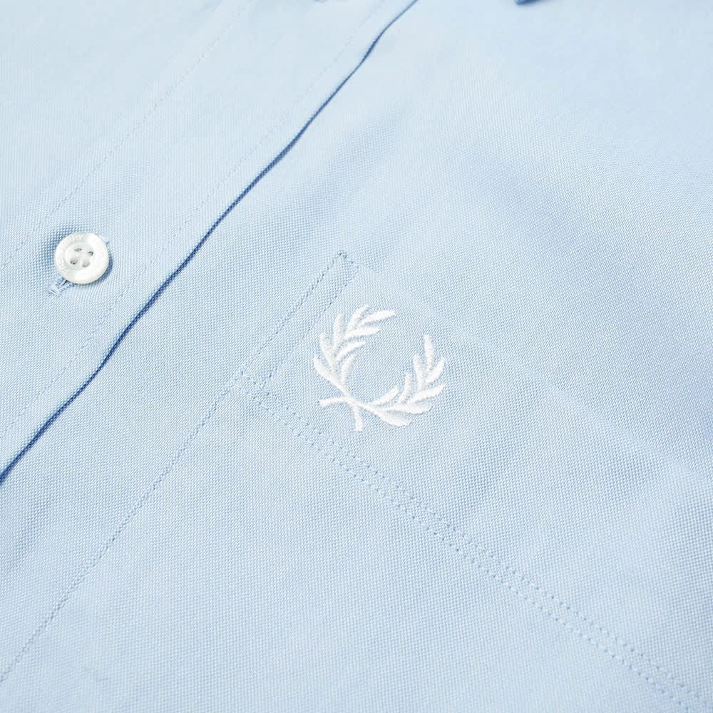 Fred Perry Klassieke Oxford Overhemd Light Smoke-S Blue Heren