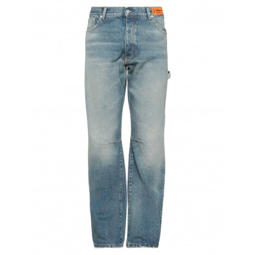 Heron Preston Slim Ghost Pocket Jeans Blue Heren