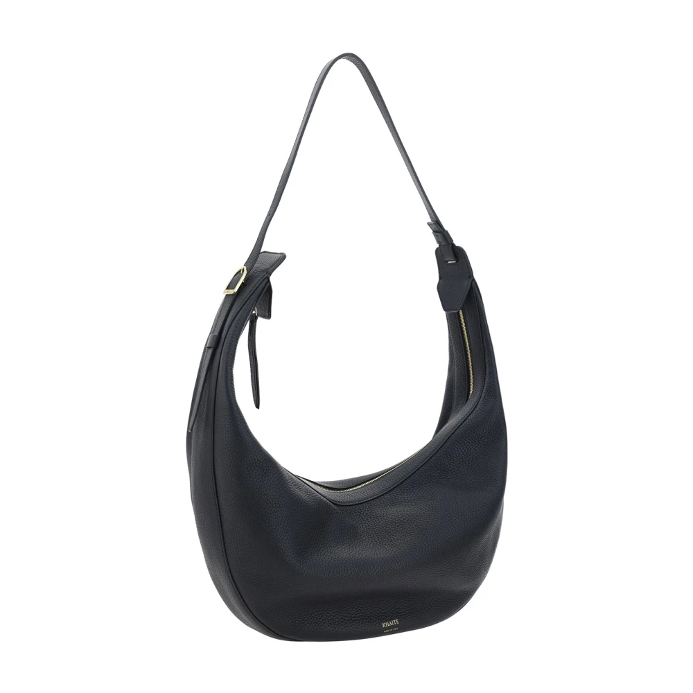 Khaite Augustina Hobo Leren Tas Black Dames