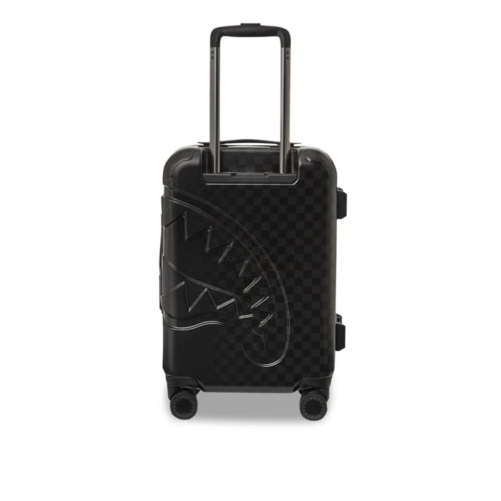 Sprayground Half Spritz Black Grey Check Koffer Black Heren