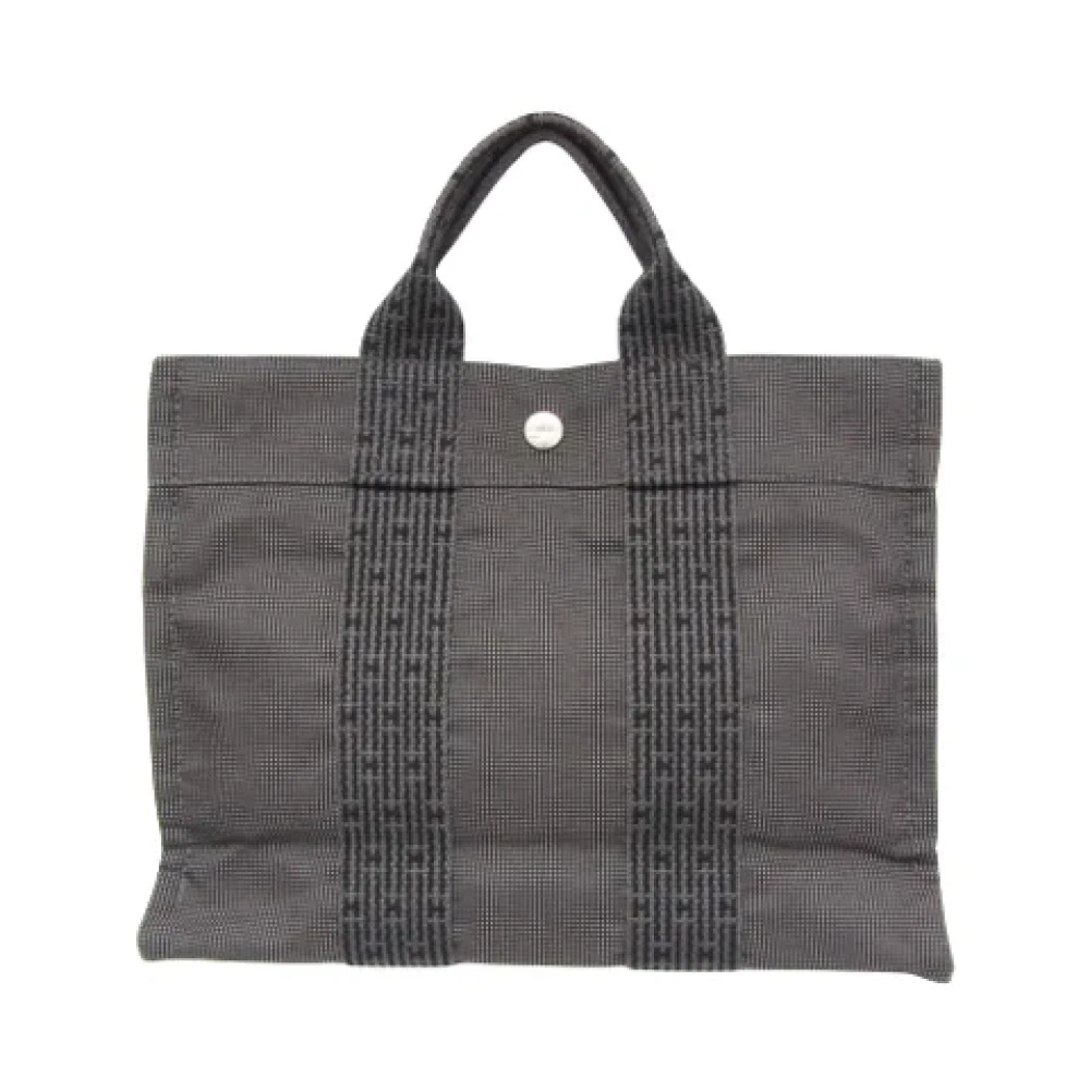 Hermès Vintage Pre-owned Fabric totes Black Dames