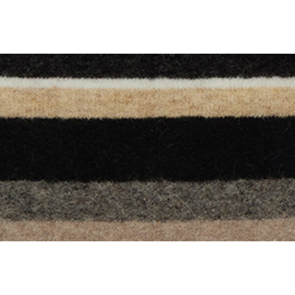Gallo Gestreepte zwarte fleece handschoenen voor heren Multicolor Heren