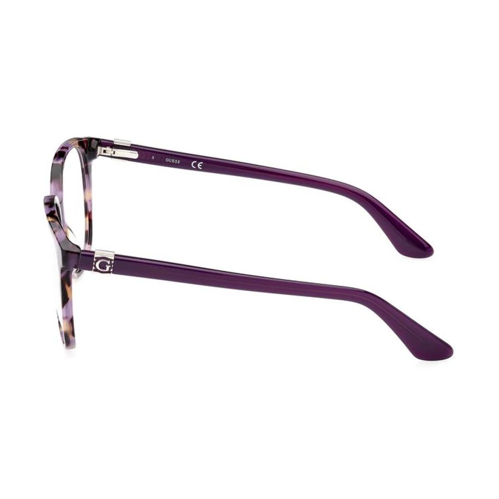 Guess Paarse plastic montuur UV-filterbril Purple Dames