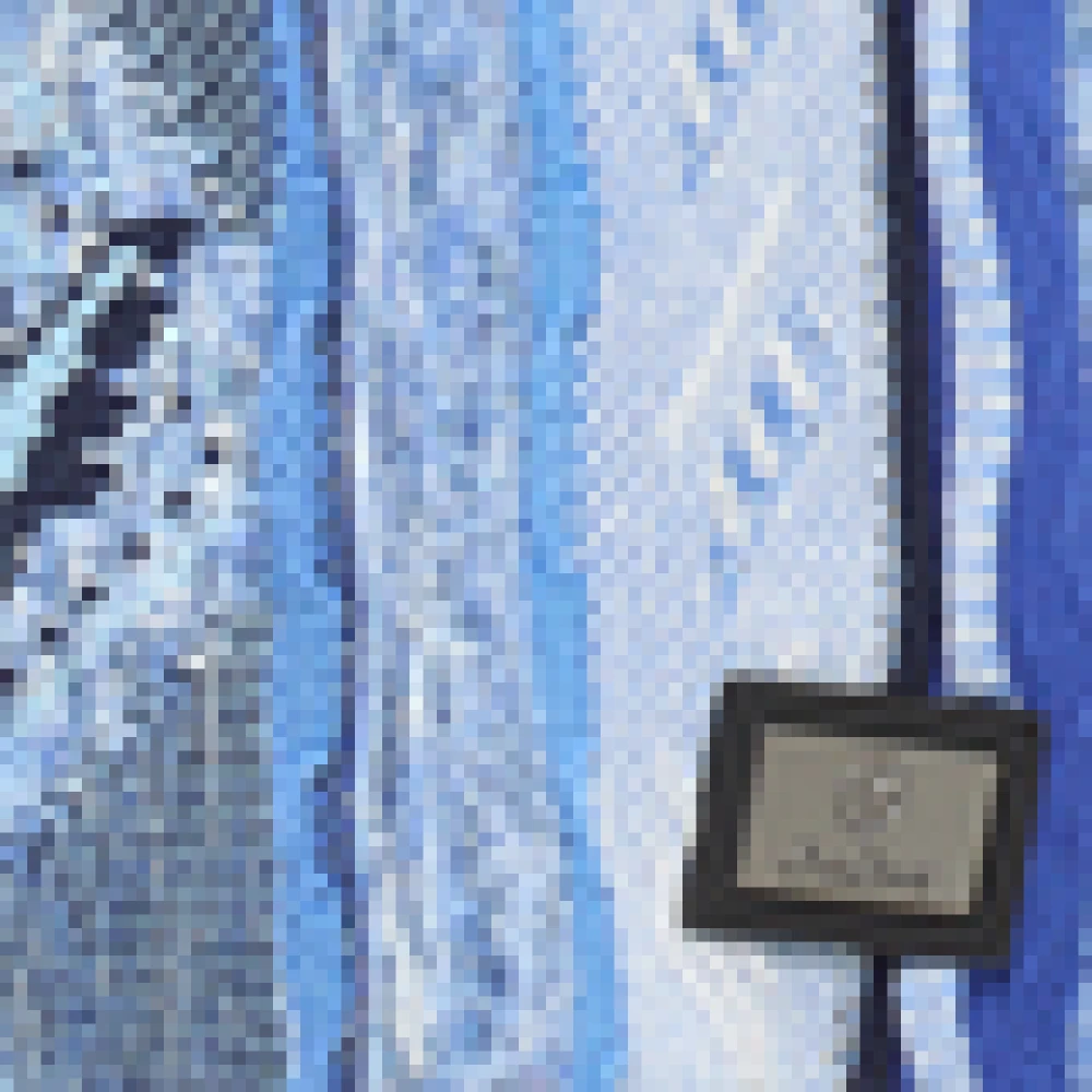 carlo colucci Kleurrijke Geometrische Gebreide Trui Blue Heren