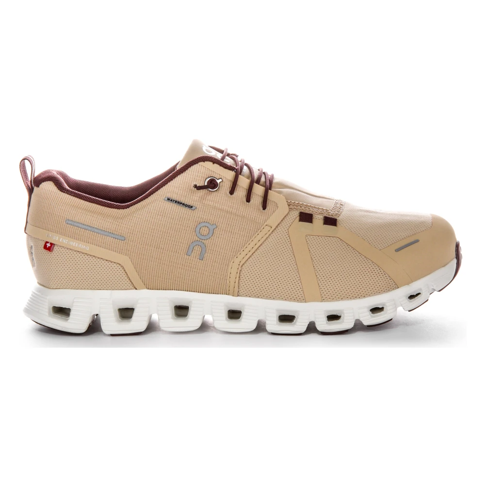 On Running Men's Beige Running Shoes,, Reflective Sole Cloudtec Trainers Size 8
