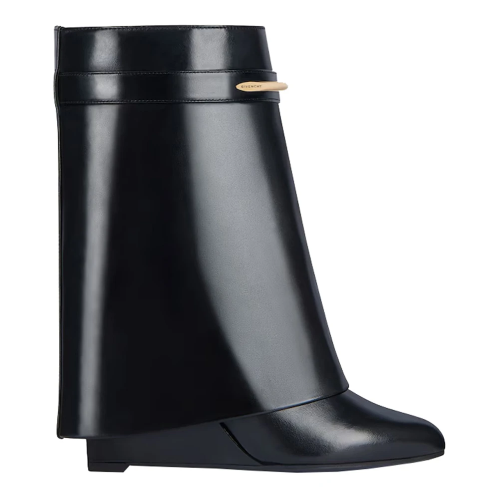 Givenchy Women's Black Shark Ankle Boot - High Boots - 3 Uk - Shoes