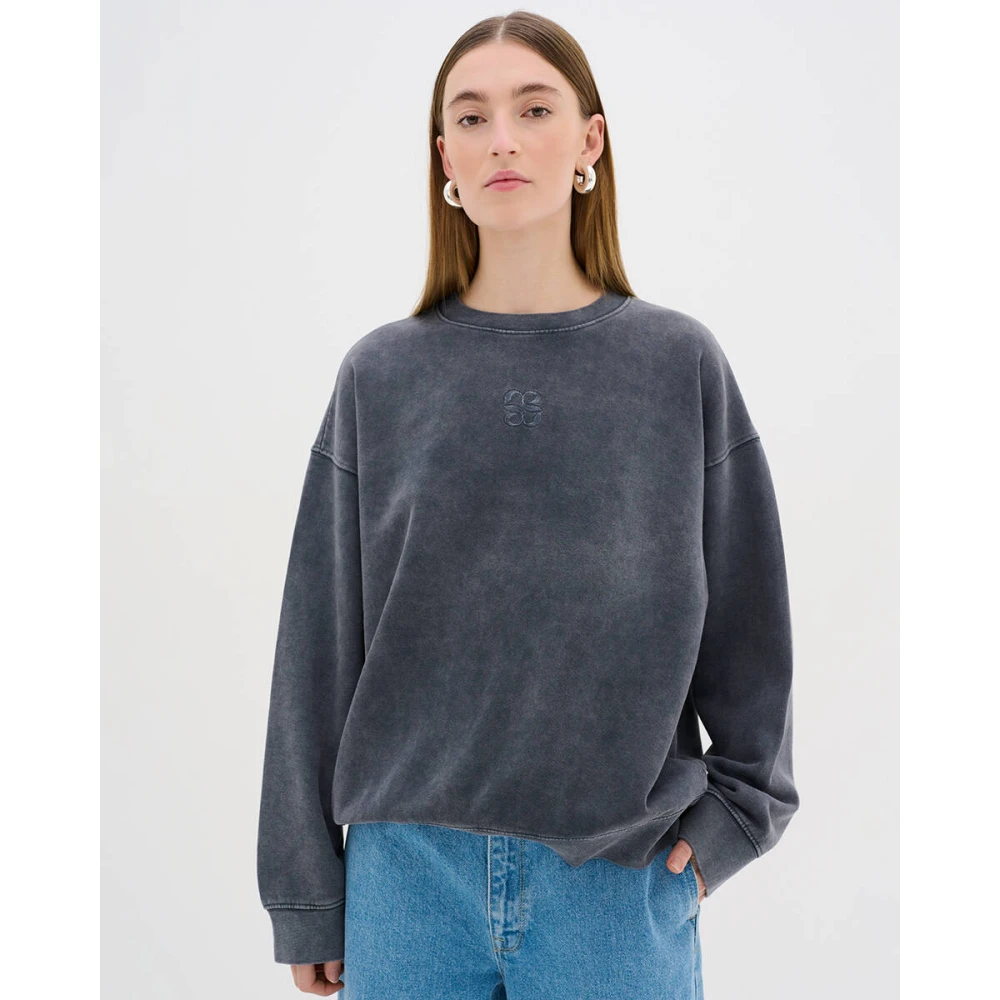 My Essential Wardrobe Diego Sweat Essential Garderobe Gray Dames