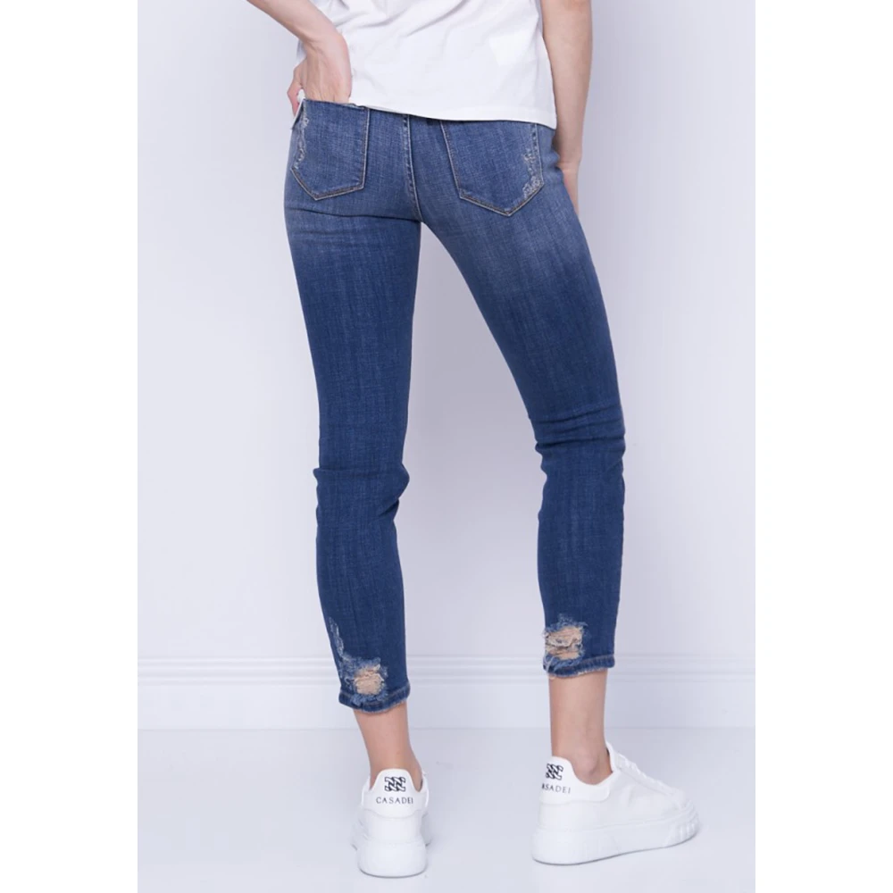 pinko Skinny Jeans Sabrina Comfortabel en Stijlvol Blue Dames